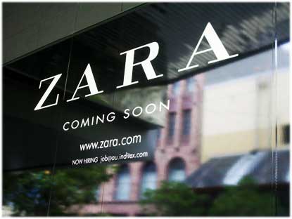 zara opening hours bourke st